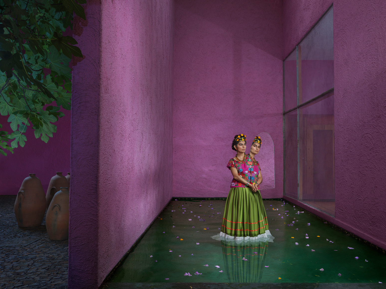 Pink Reflections, 2024, Archival Pigment Print