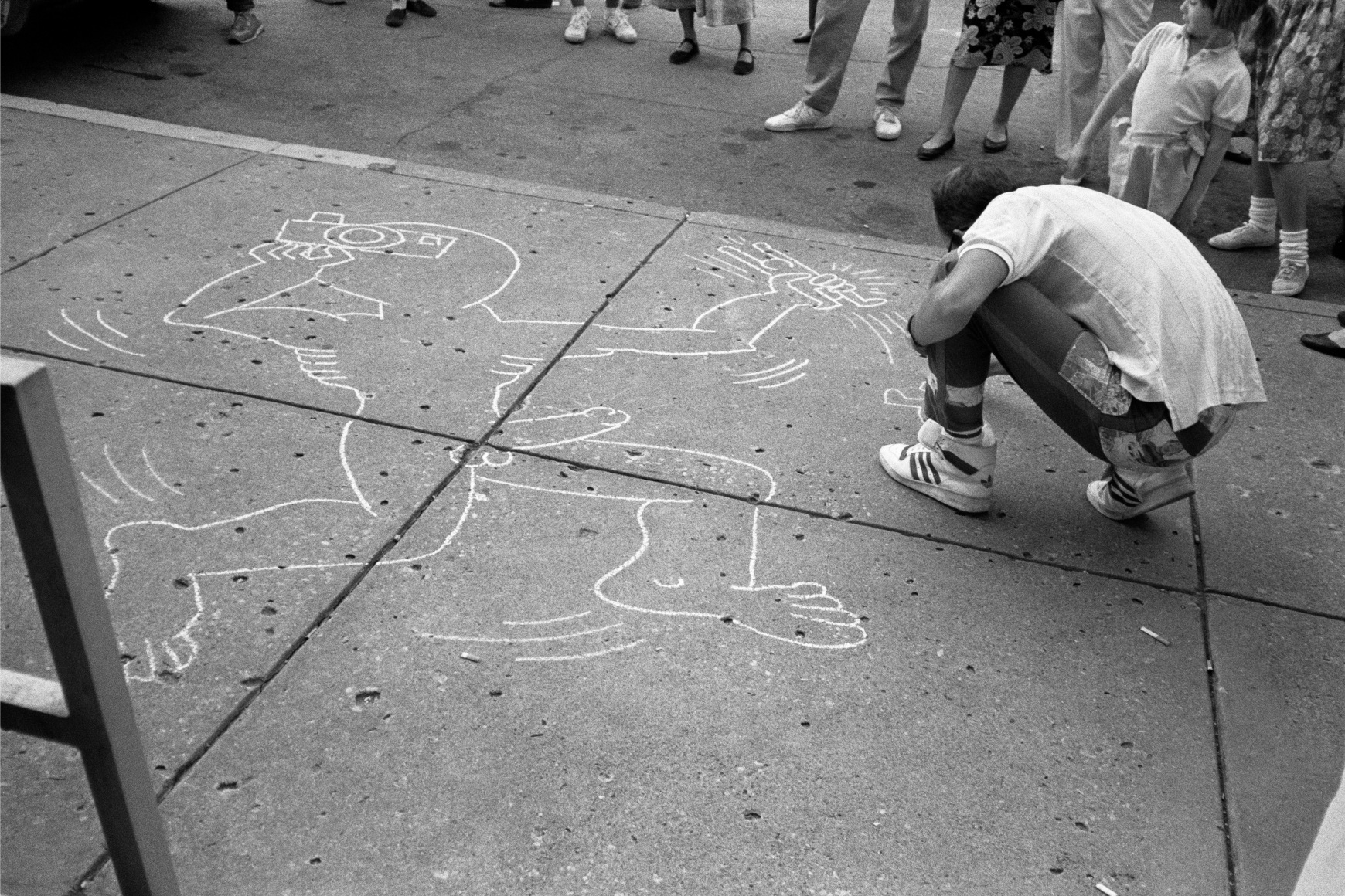 Keith Haring, Ginsberg Portrait, Lawrence, Kansas, September 11, 1987, Archival Pigment Print, Ed. of 25