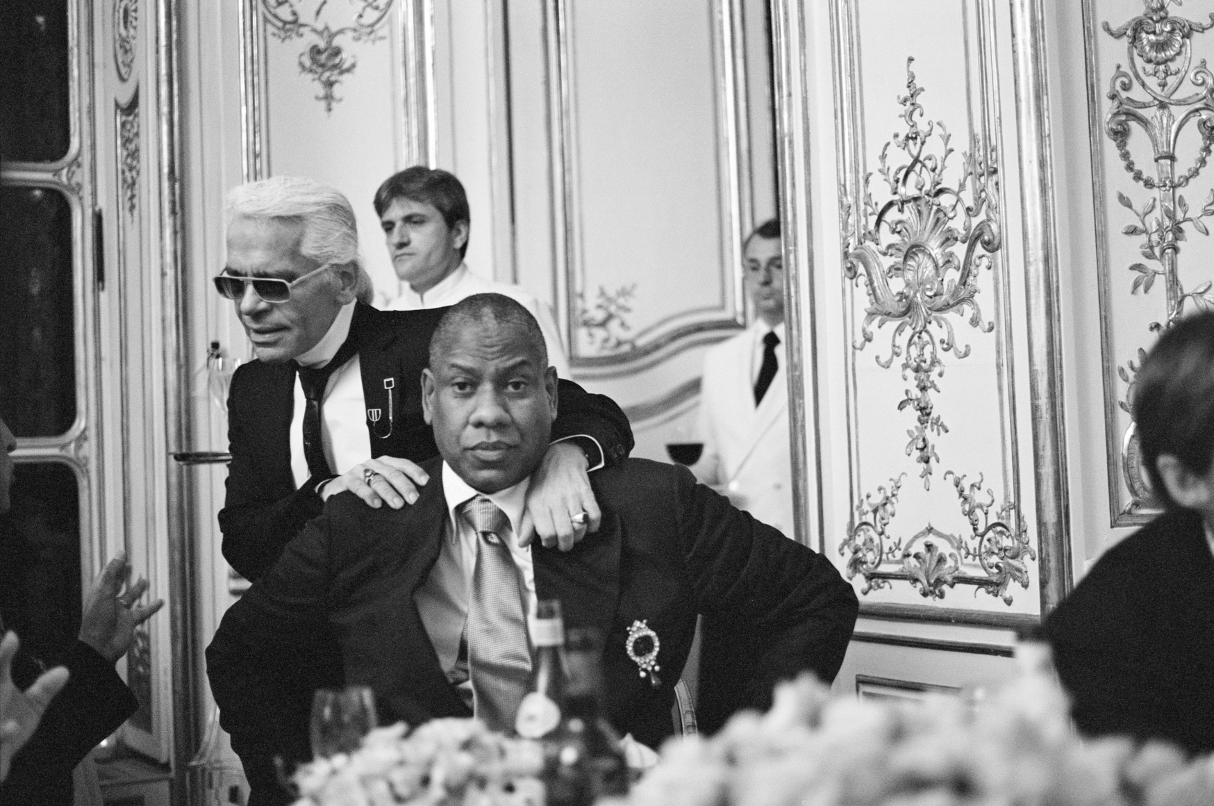 Karl and André, Paris, 2002, Silver Gelatin Photograph