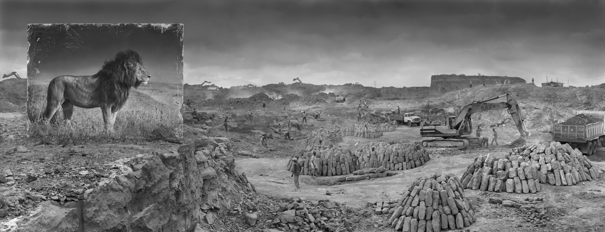 Quarry with Lion, 2014, Archival Pigment Print