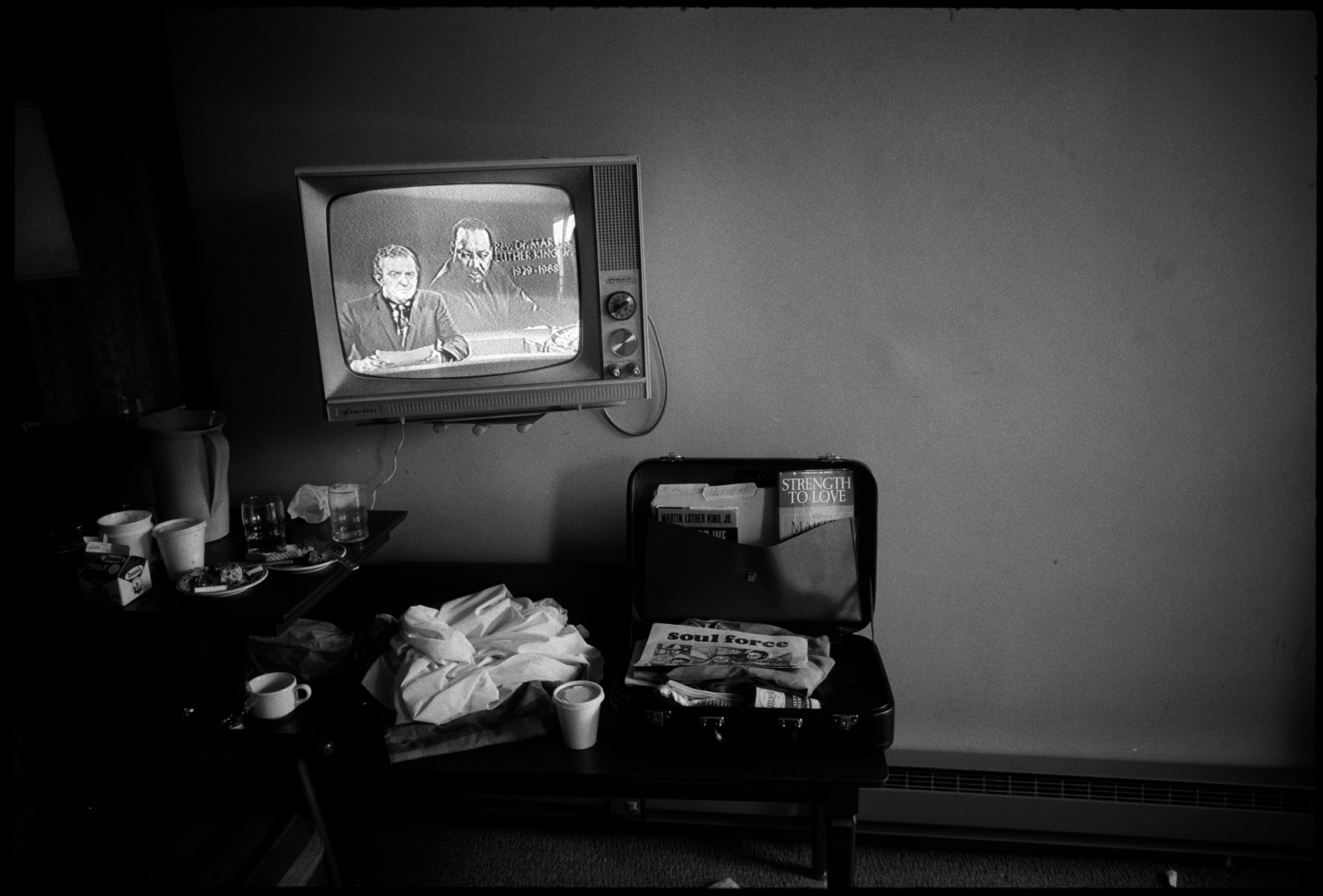 Martin Luther King Jr.'s Motel Room Hours After He Was Shot, Memphis, Tennessee, 1968