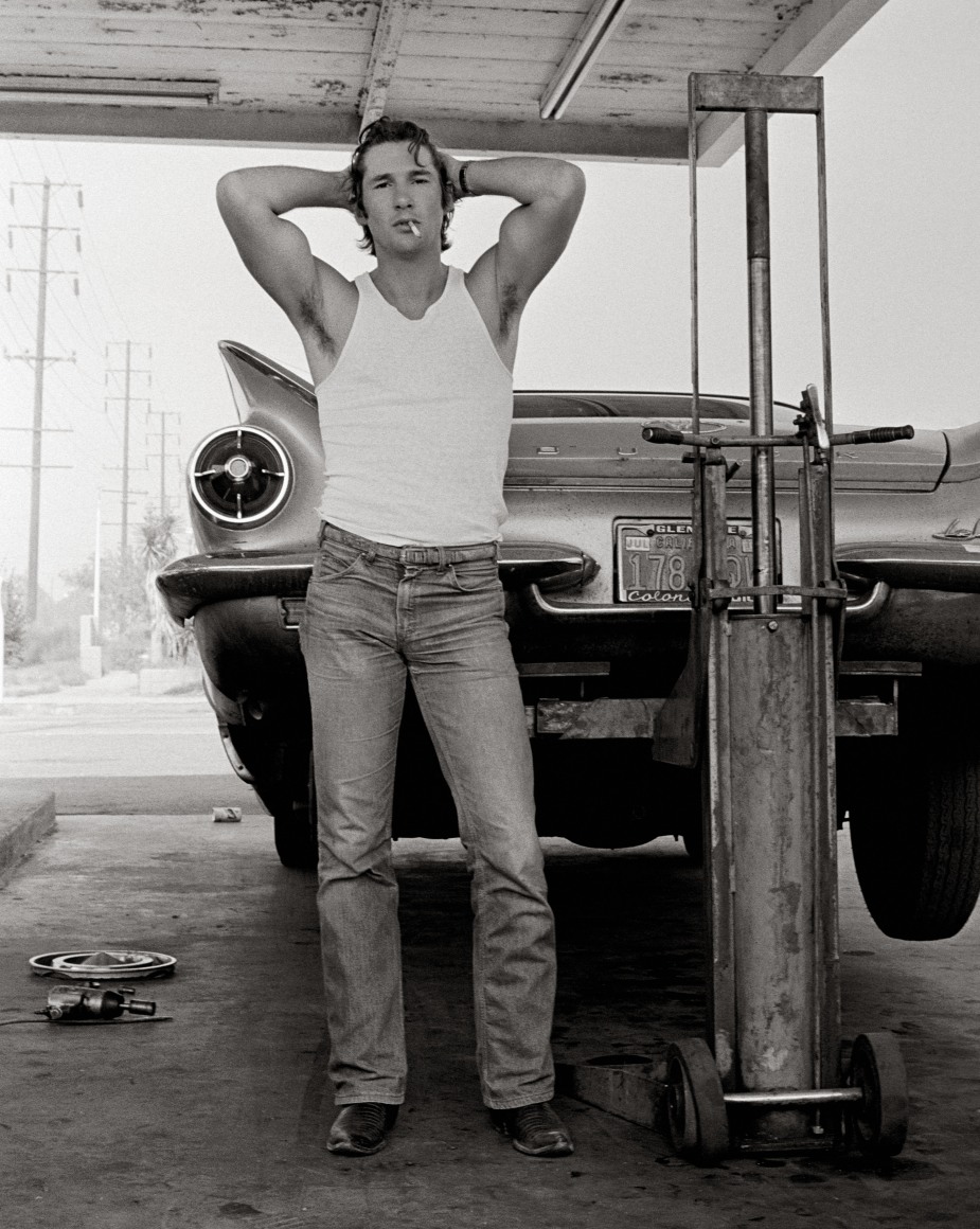 Richard Gere, (Car with Tires), San Bernardino, 1978, Silver Gelatin Photograph, Ed. of 25