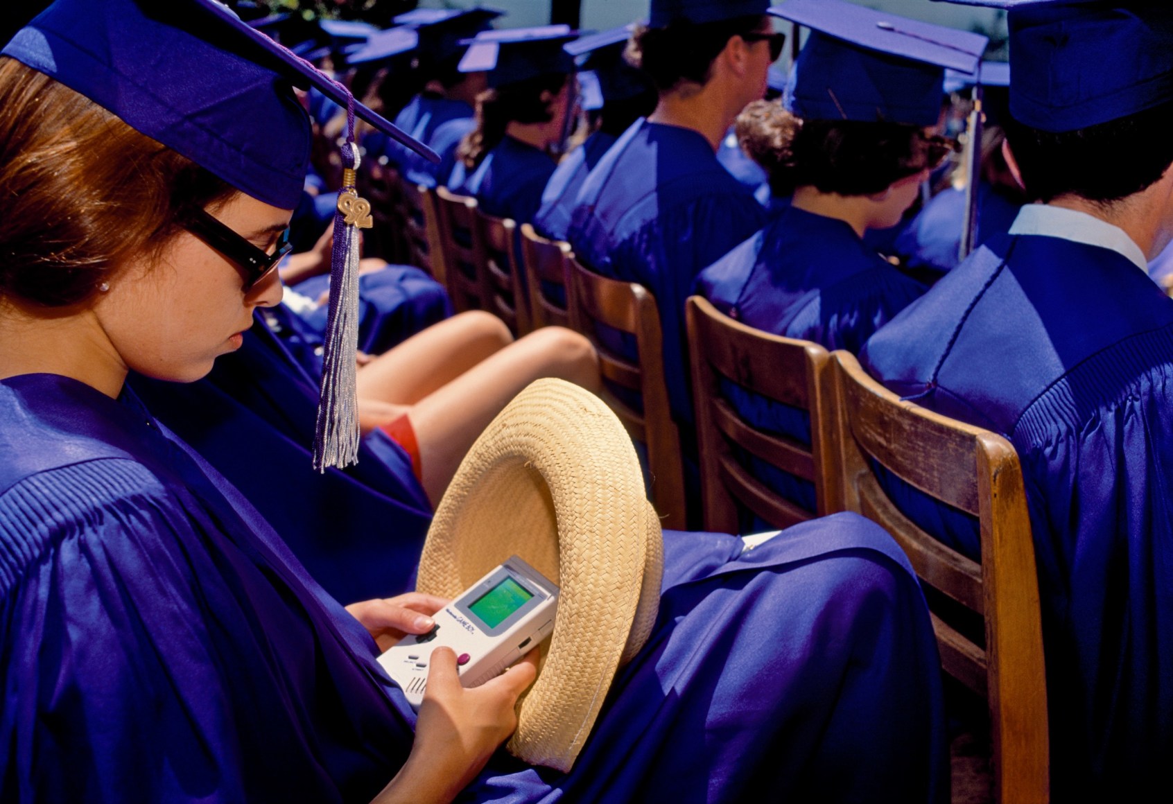 Commencement Ceremony at Crossroads School, Santa Monica, 1992, Archival Pigment Print