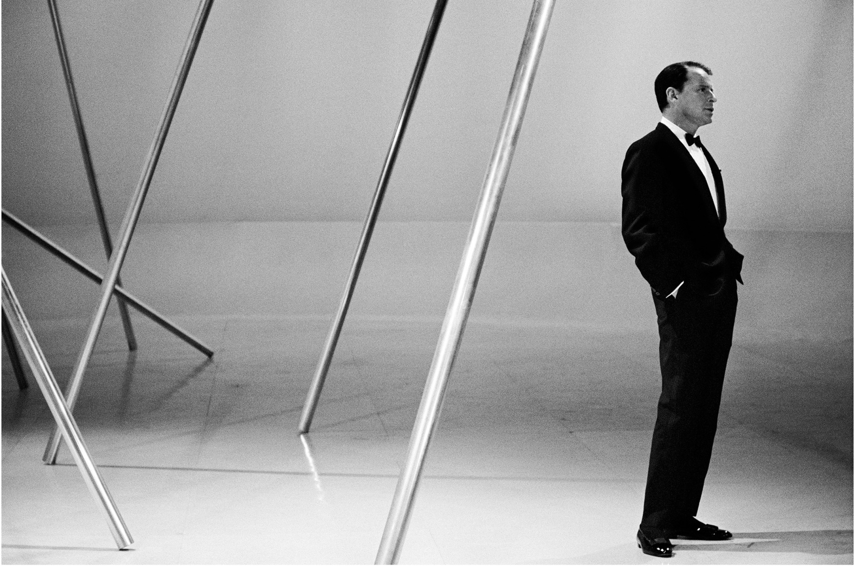 Frank Sinatra on the set of "The Judy Garland Show", 1962, Archival Pigment Print
