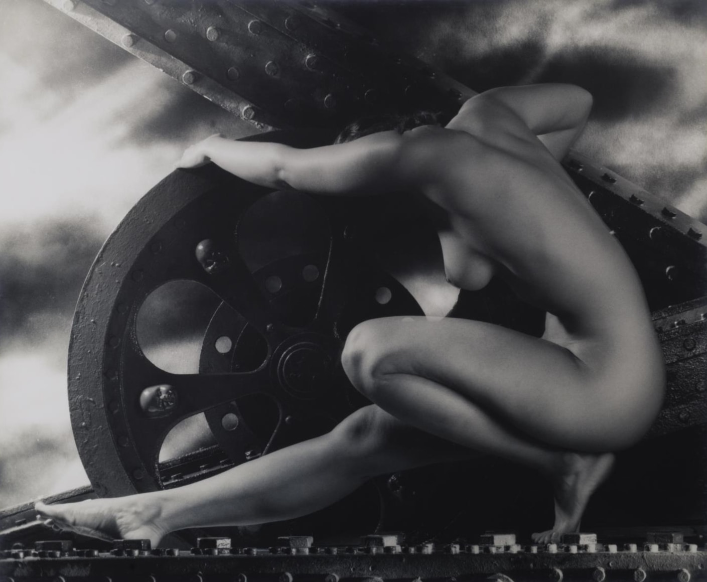 Günter Blum Tanja mit Rad, (Tanja with Wheel), 1992
