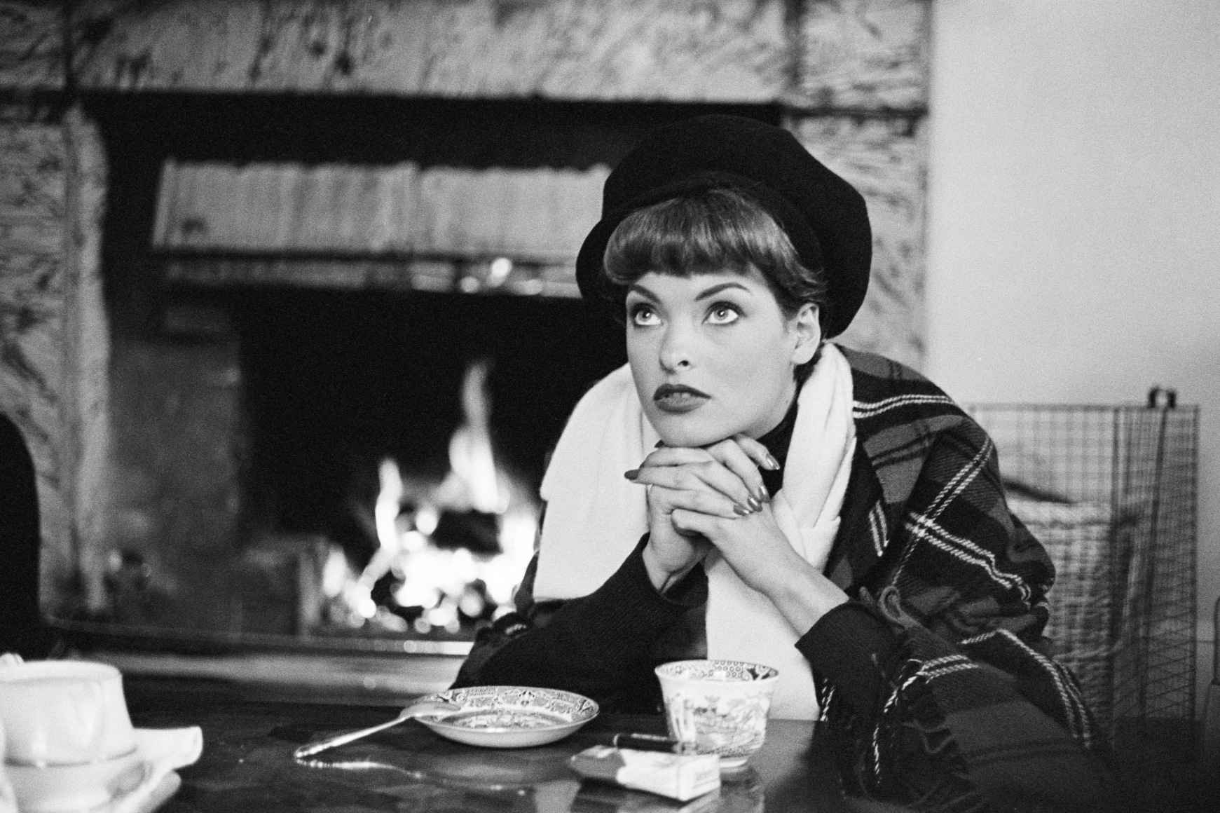 Linda Evangelista in Scotland, Vogue, 1991, Silver Gelatin Photograph