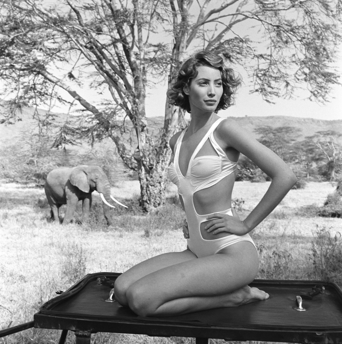 Christy Turlington, Tanzania, British Vogue, 1991, Silver Gelatin Photograph