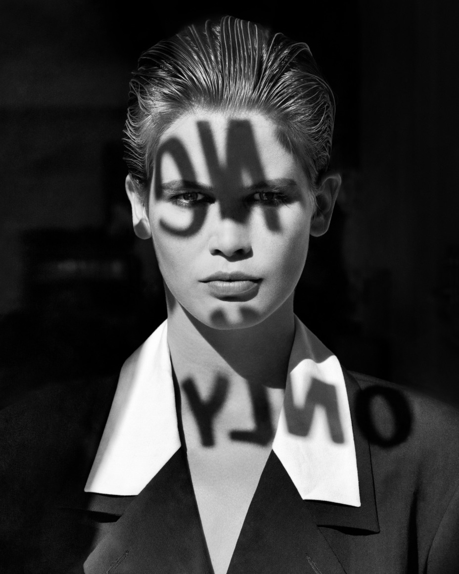 Claudia Schiffer with Shadows, Los Angeles, 1989