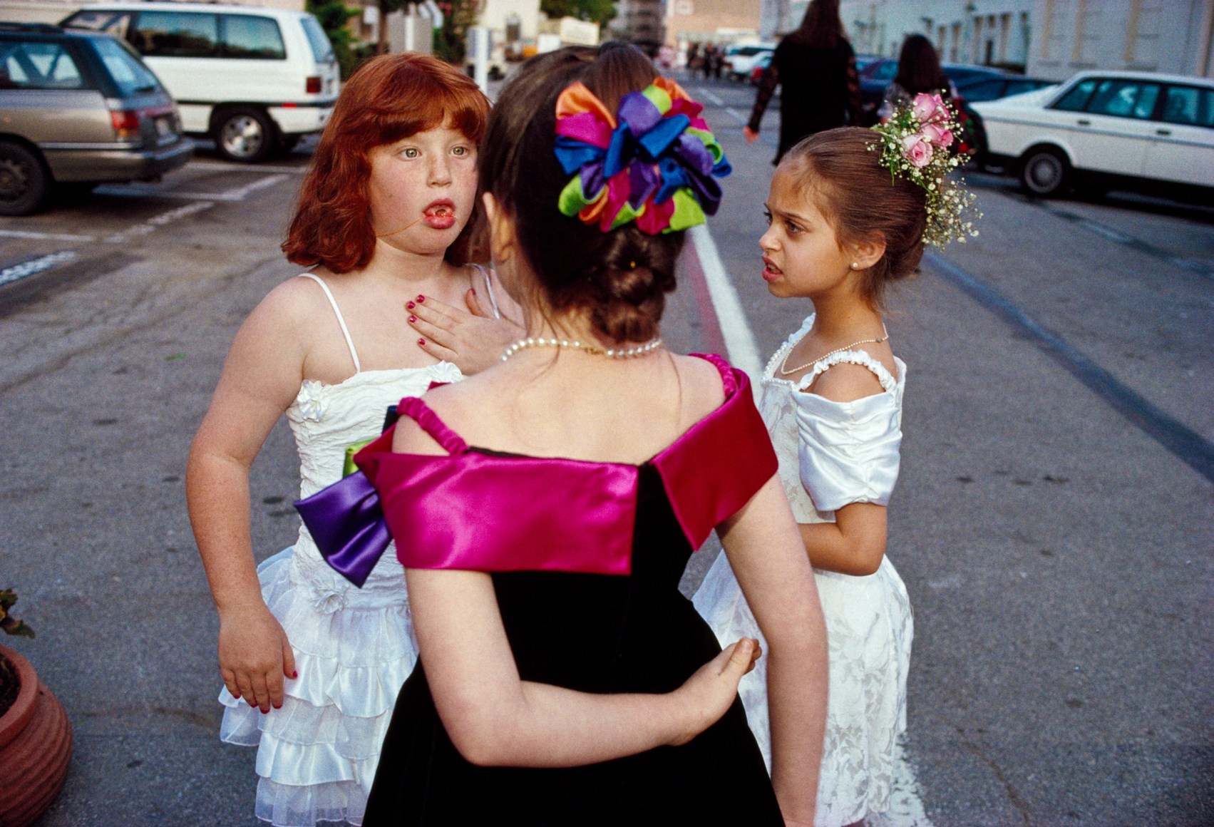 Bat mitzvah party held at the 20th Century Fox movie studio commissary in West Los Angeles, 1992, Archival Pigment Print