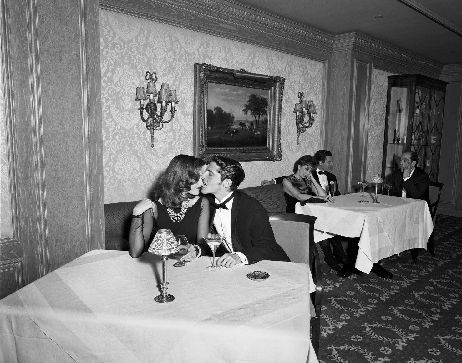 Kiss at The Ritz, 1995, Archival Pigment Print, Combined Edition of 25