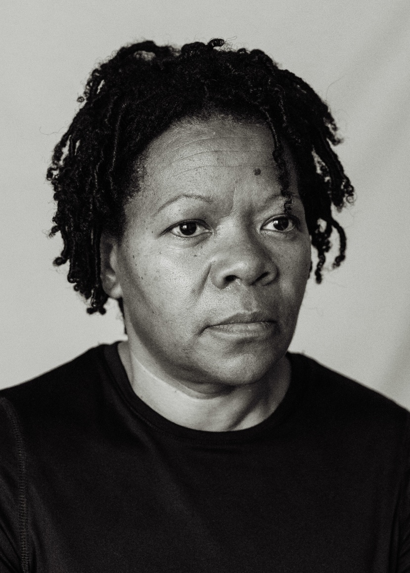 Portraits of Ana Maria Jeremias taken throughout the duration of this project-over four months - inspired by her portrait at age nine on the document from her arrival in Portugal. Lisbon, Portugal, 2024