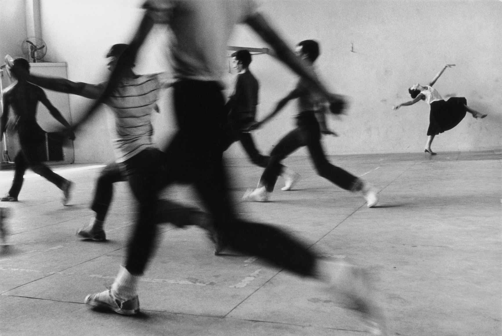 Rita Moreno During a Rehearsal for West Side Story, 1961, Signed and stamped verso
