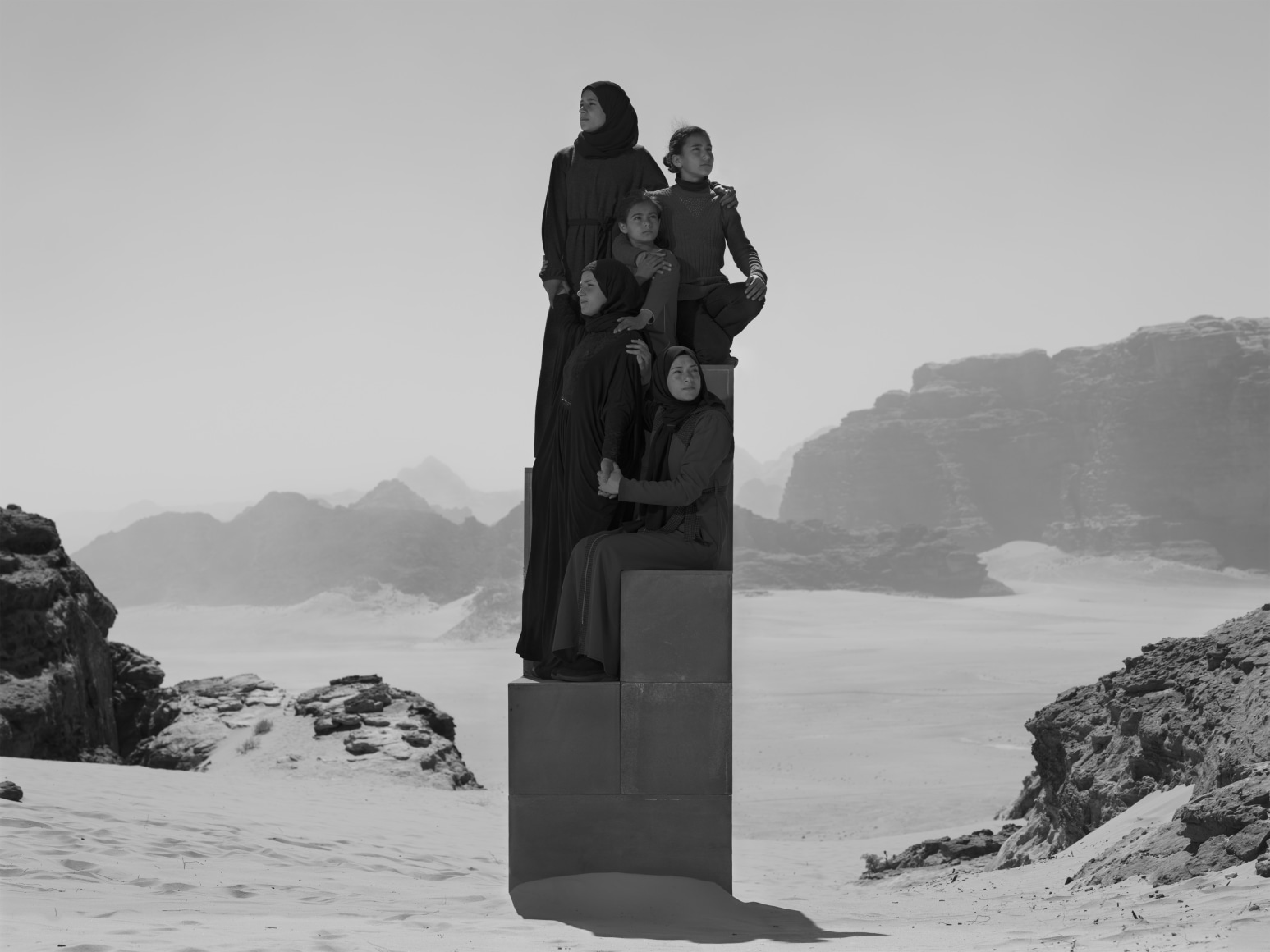 Rakan Girls, Jordan, 2024, Archival Pigment Print