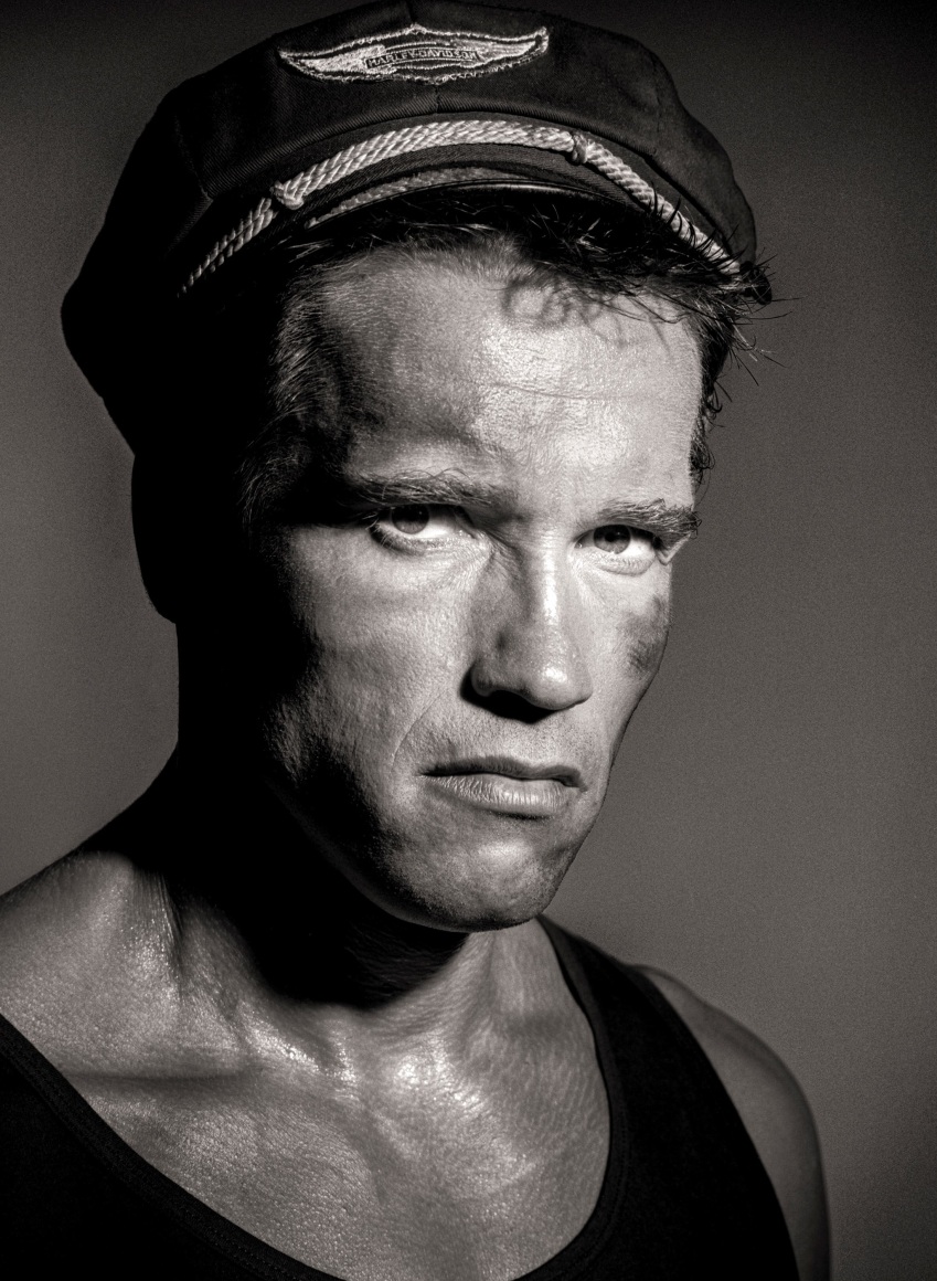 Arnold Schwarzenegger, Beverly Hills, 1985, Archival Pigment Print