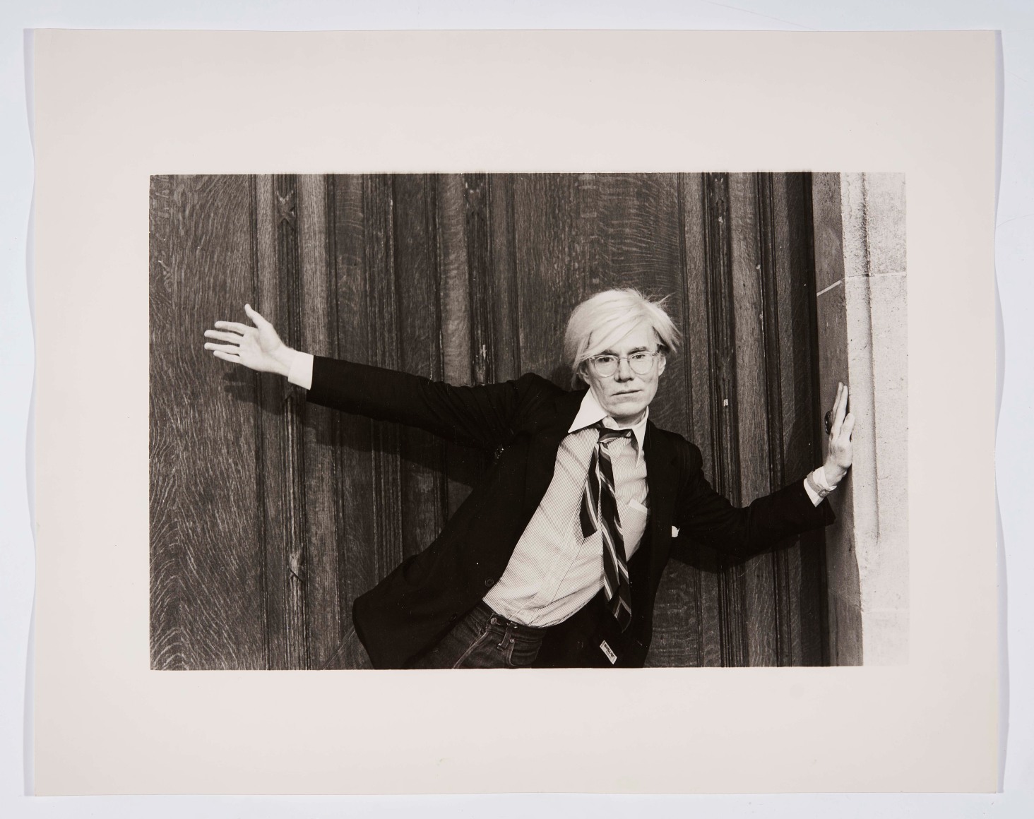 Memorial Card, Andy in Paris, 1981, Silver Gelatin Photograph, Ed. 12/13