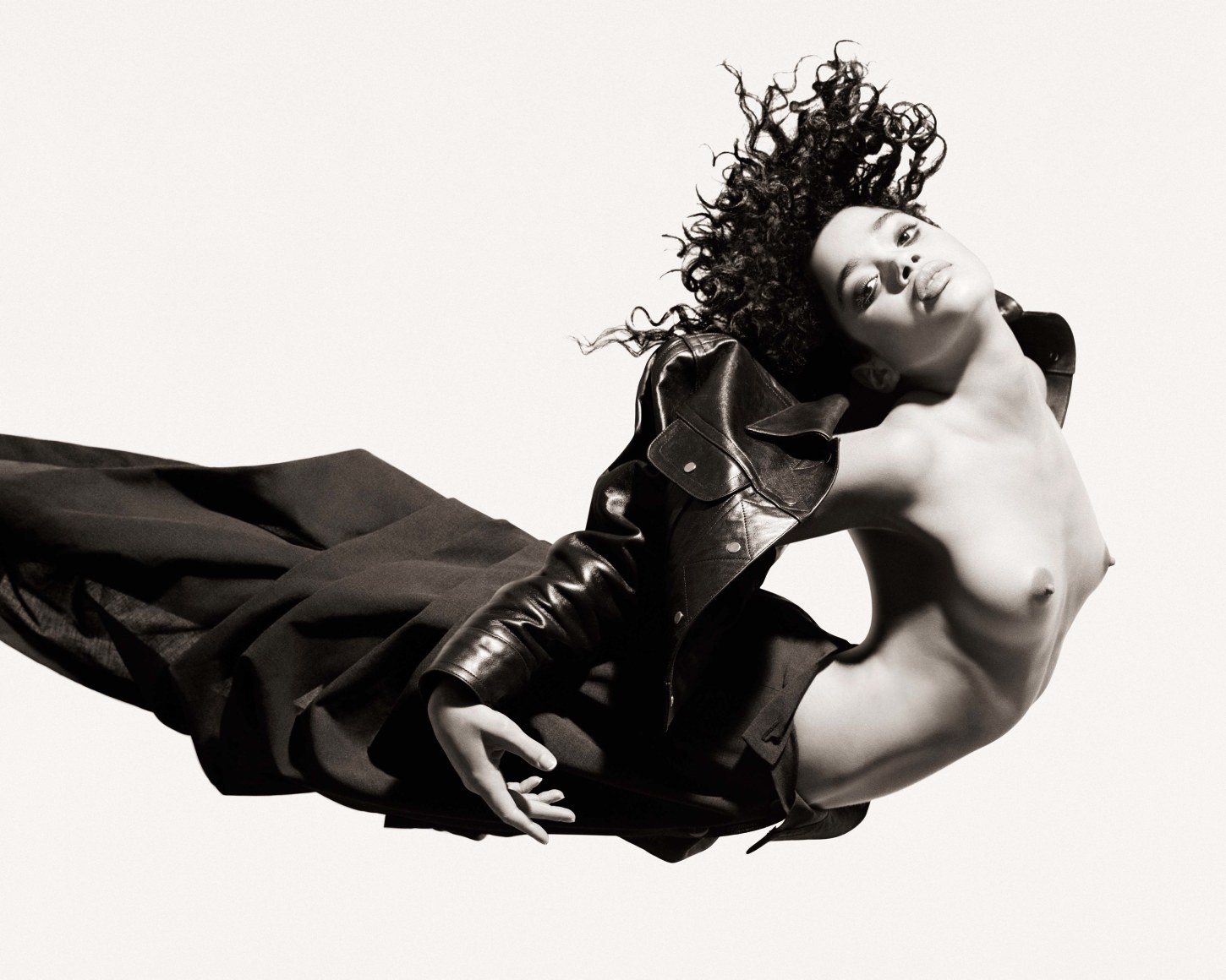 Lisa Bonet, Floating, Los Angeles, 1987, Archival Pigment Print