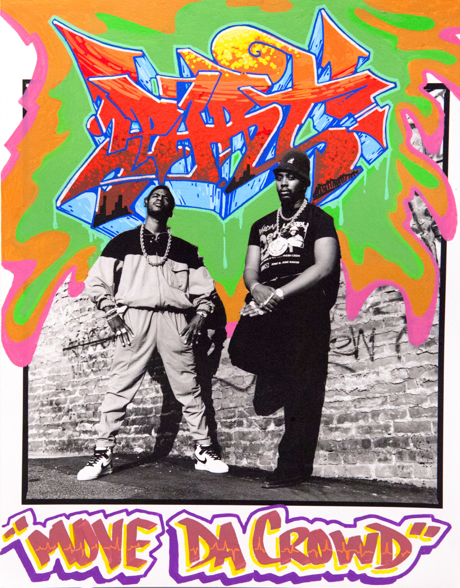 PART ONE, Eric B &amp;amp; Rakim, 1987/2014, 24 x 20 inches, Ed. of 15