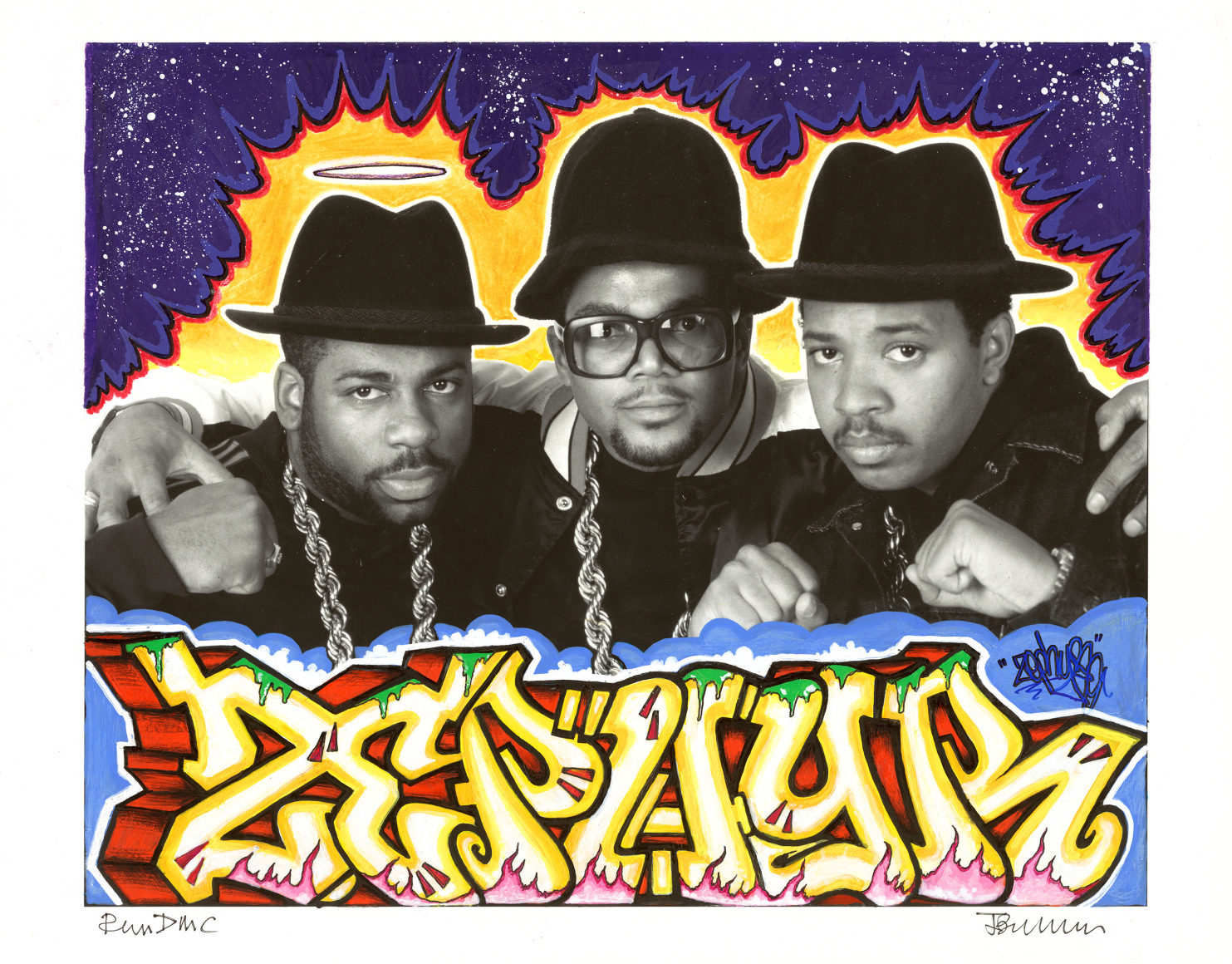 ZEPHYR, RUN DMC, 1987/2015, Archival Pigment Print