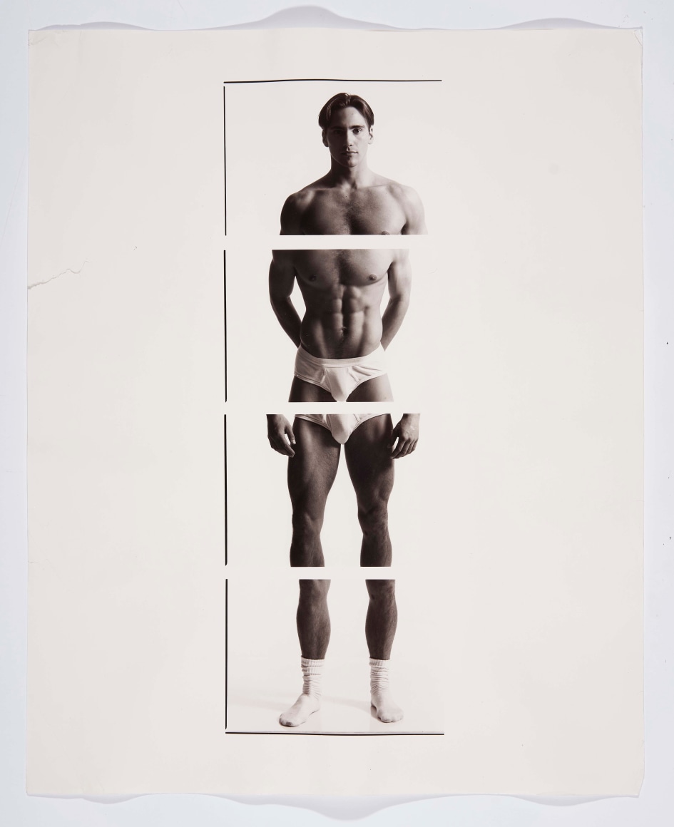 Stand Up Portrait, Eric Neiss, MTV Star, 1990, Silver Gelatin Photograph