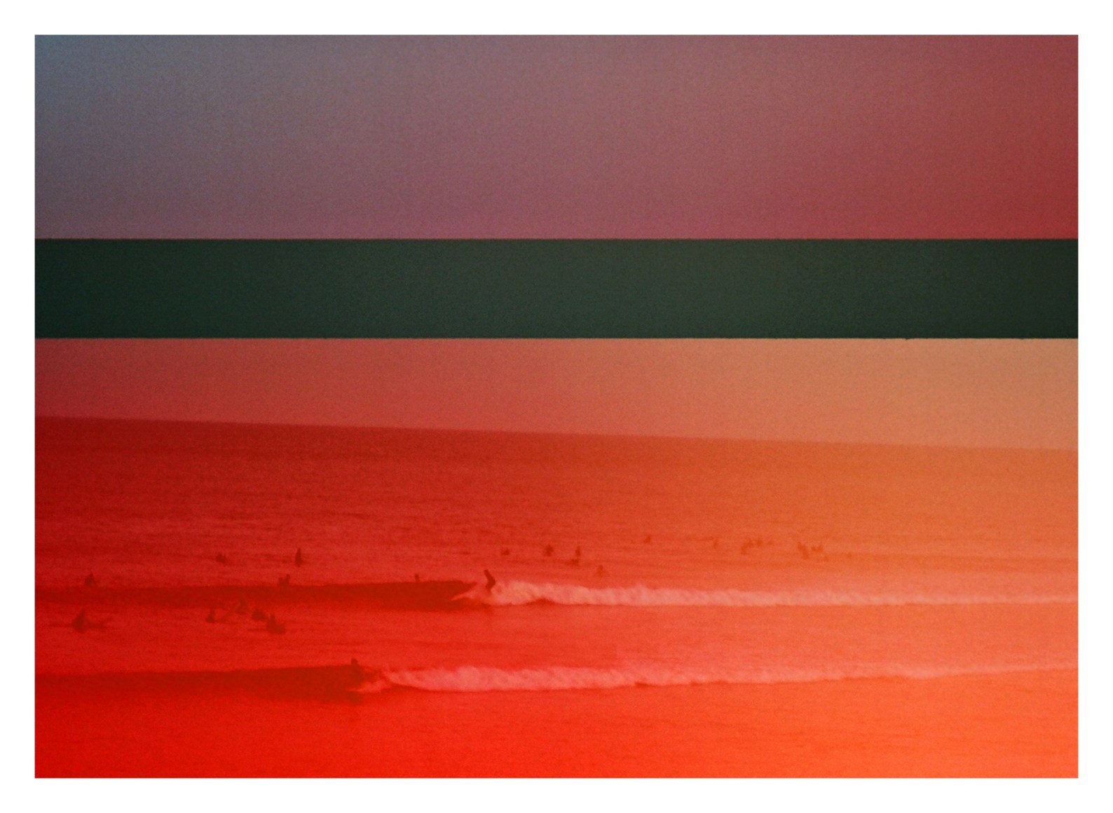 Clean Lines Under a Plum Sky, Malibu, 2025, Archival Pigment Print