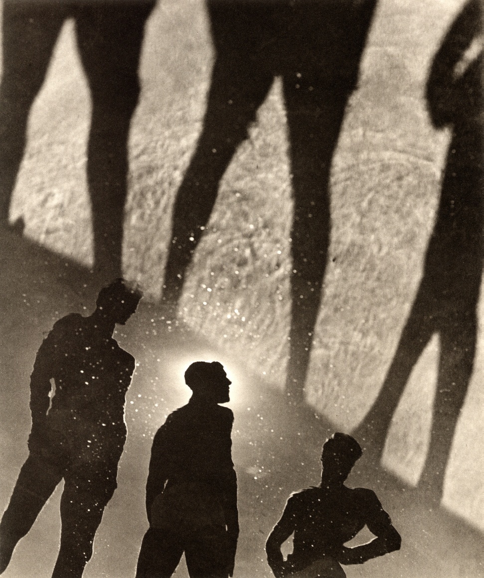 Bruce Weber - Three Men in a Reflecting Pool, Santa Barbara, 1989