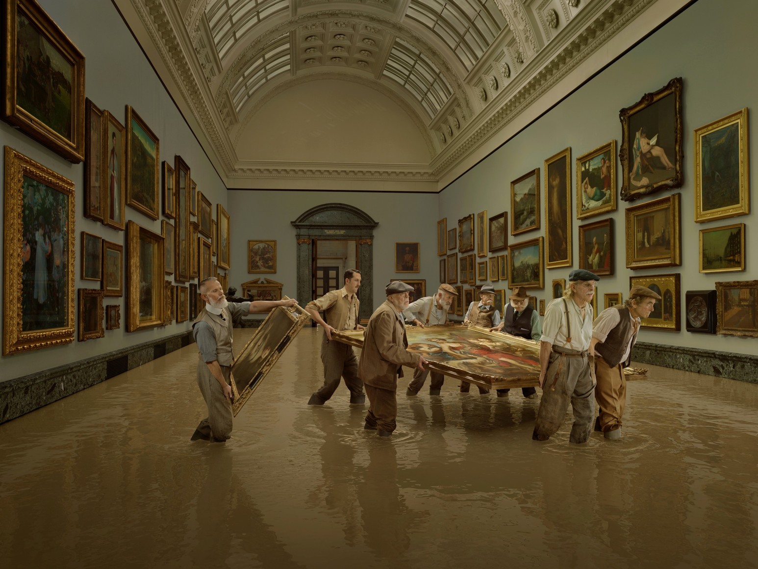 Flooding of the Tate Britain, 2018, Archival Pigment Print