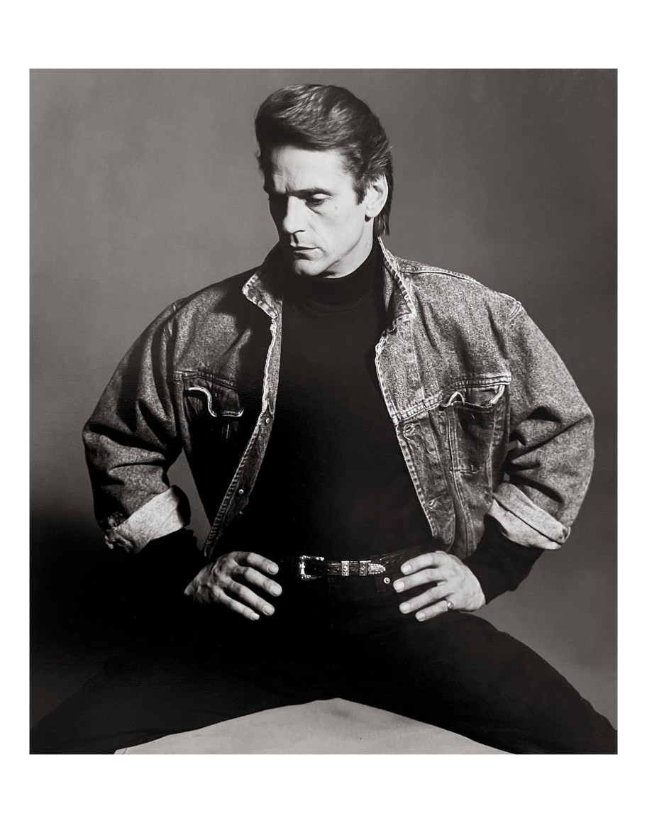 Jeremy Irons, London, 1990, Silver Gelatin Photograph, Ed. of 3