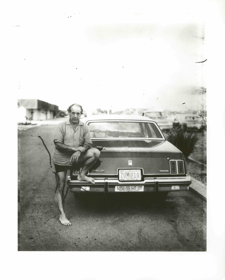 Robert Frank, New Smyrna Beach Florida, we taught together, Atlantic Center for Arts, June, 1984, Silver Gelatin Photograph