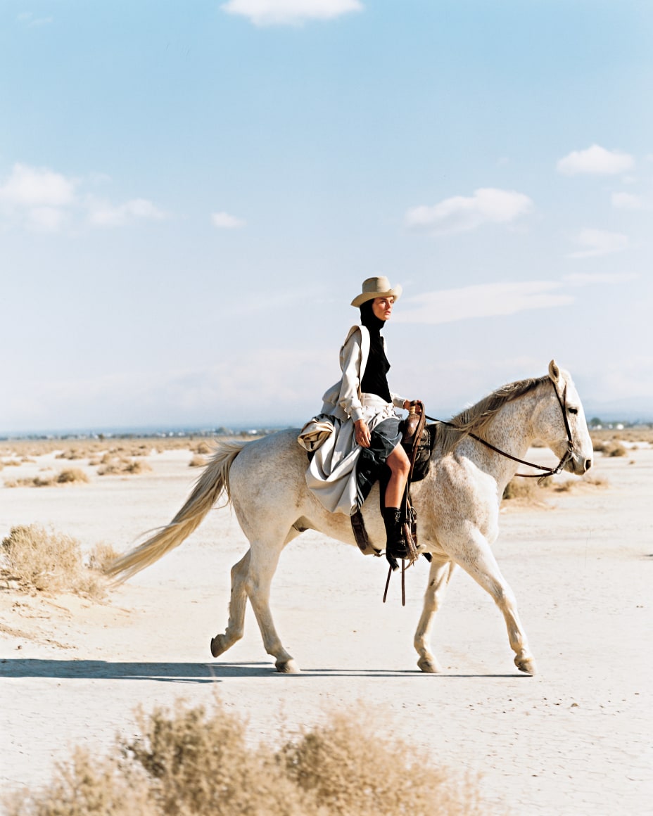 Stella Tennant, Death Valley, CA, Vogue, 2001, Archival Pigment Print