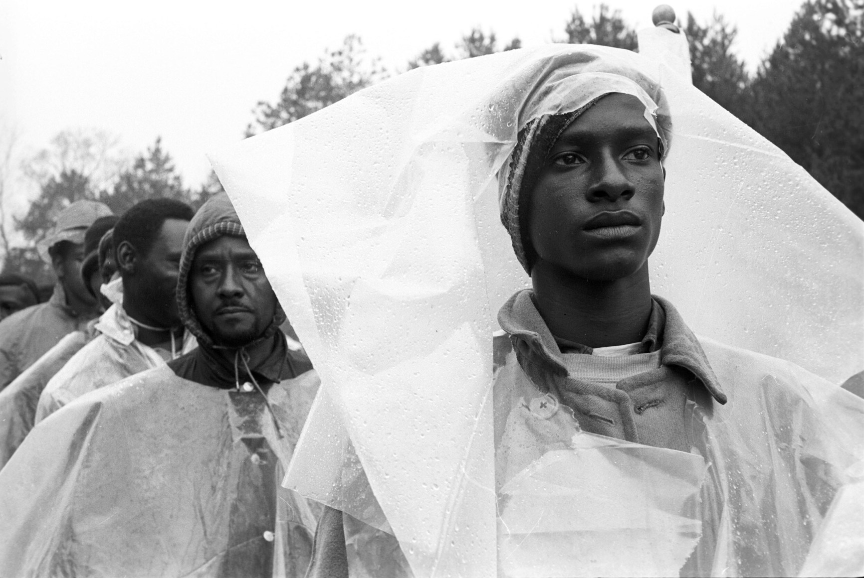 Selma Marcher in the Rain, 1965