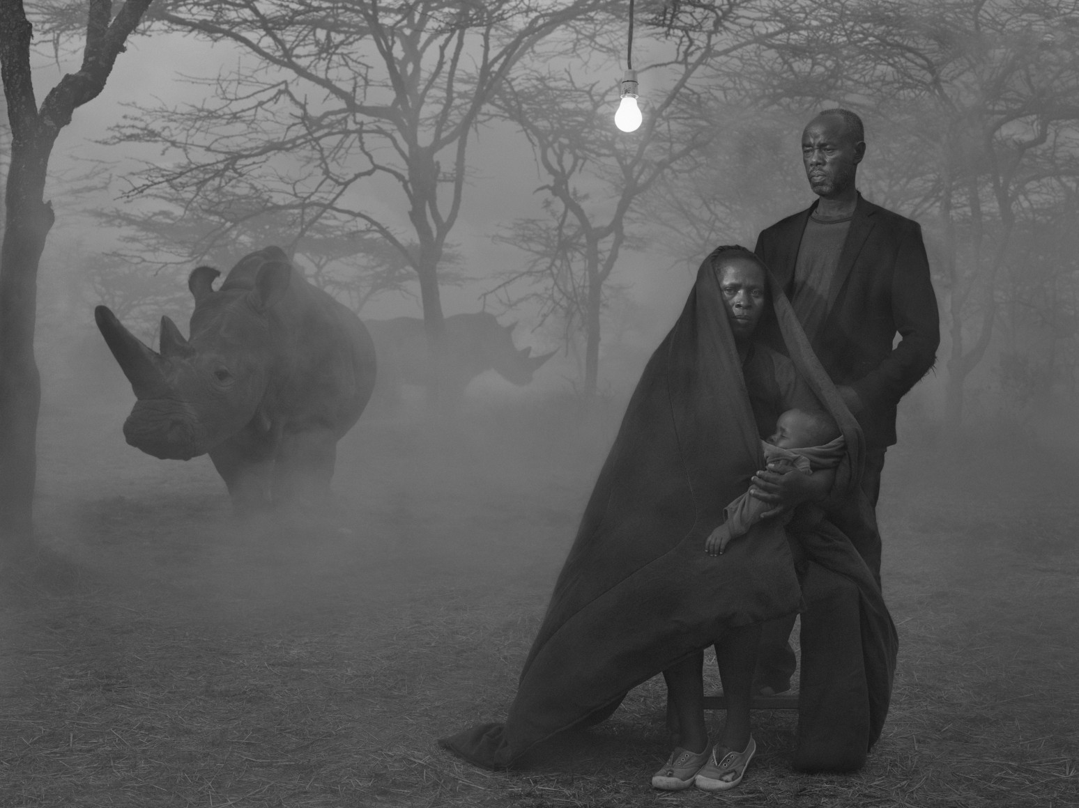 Alice, Stanley, and Najin, Kenya, 2020, Archival Pigment Print