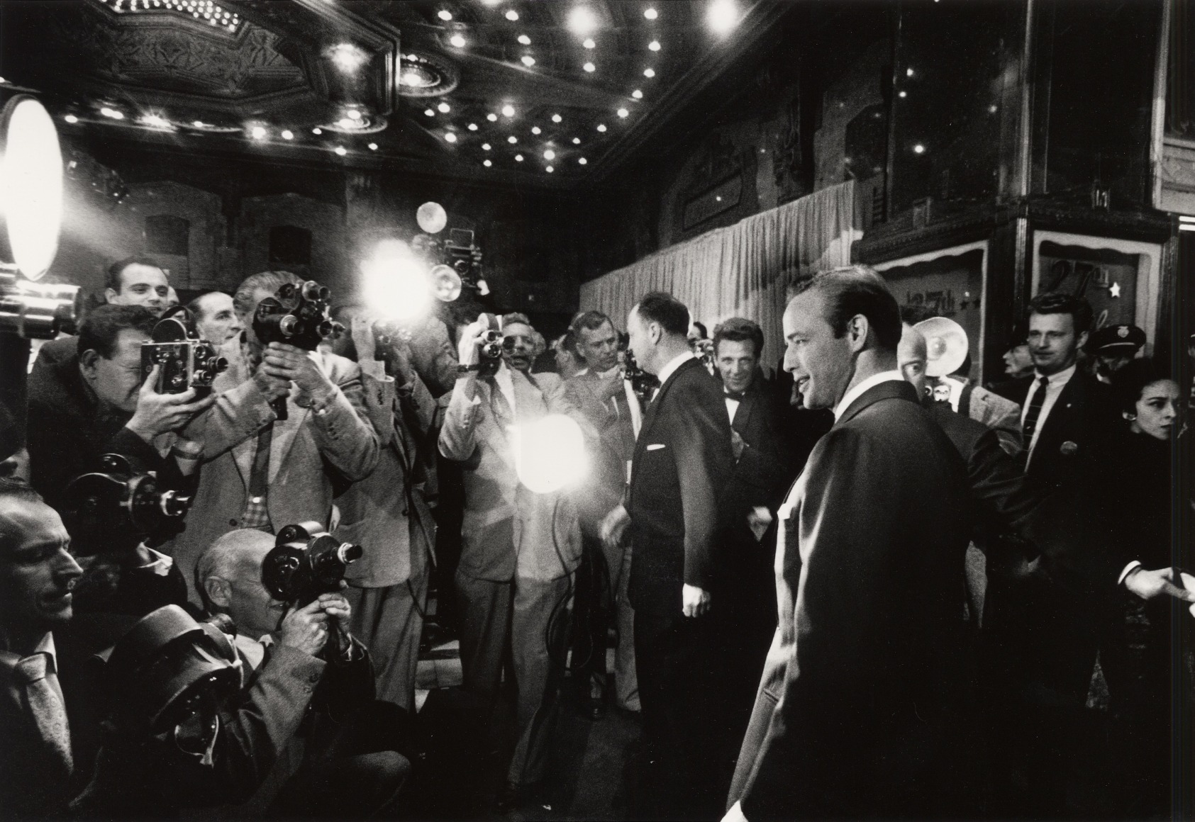 Marlon Brando at the 1954 Academy Awards Ceremony, 1955, Signed, stamped verso