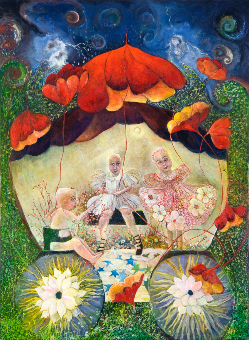 Sunshine on a rainy day, 2010, Acrylic on canvas