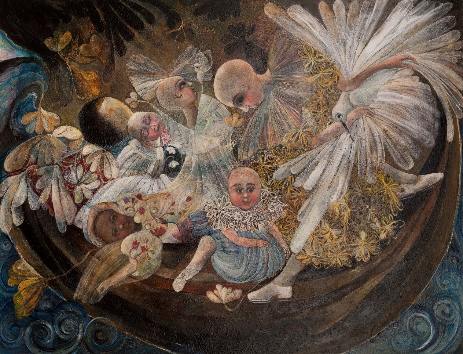 The Catcher, 2016, Acrylic on canavas