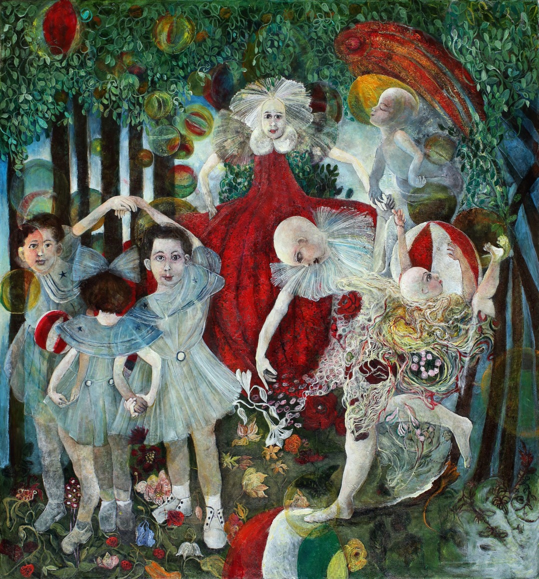 Botticelli&#039;s Garden, 2017, Acrylic on canvas