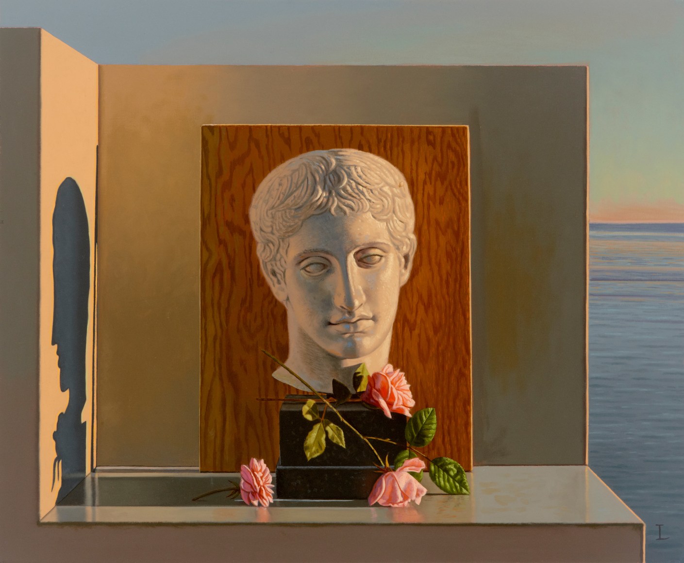 Still Life with Bust and Roses, 2011, Oil on canvas, 20 x 24 in. 