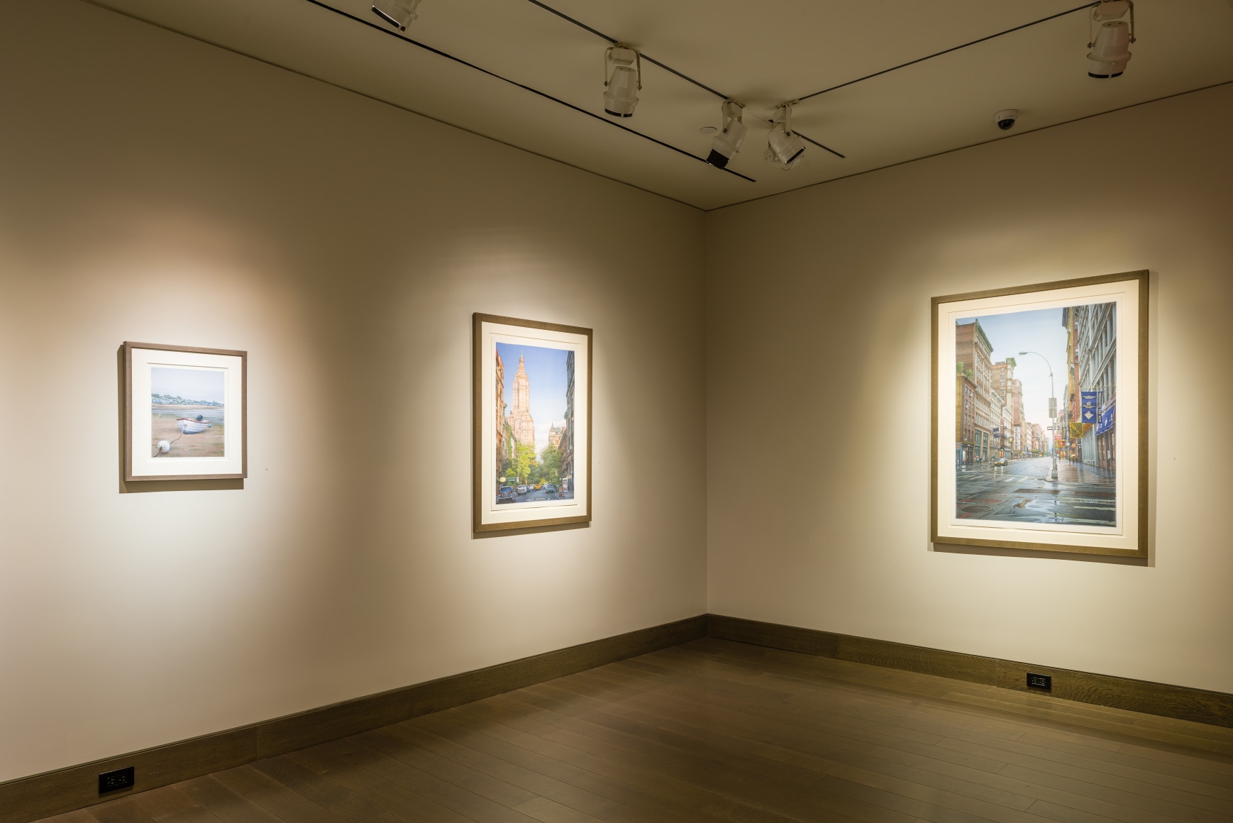 "Frederick Brosen: Recent Watercolors" installation photo.
