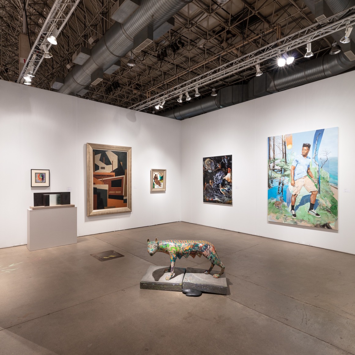 Installation view of Hirschl & Adler Modern at EXPO Chicago at the Navy Pier, April 7-10, 2022