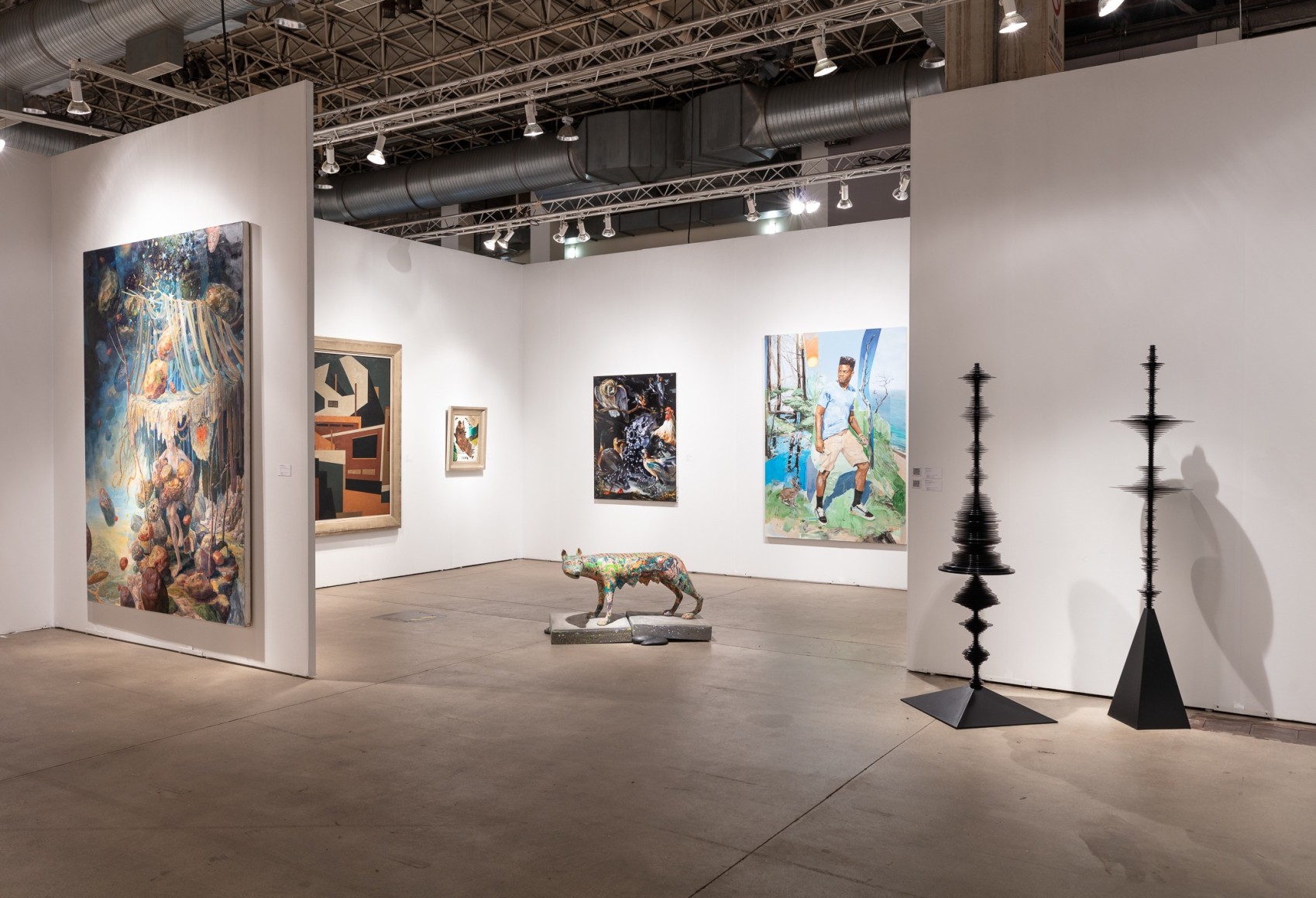 Installation view of Hirschl & Adler Modern at EXPO Chicago at the Navy Pier, April 7–10, 2022