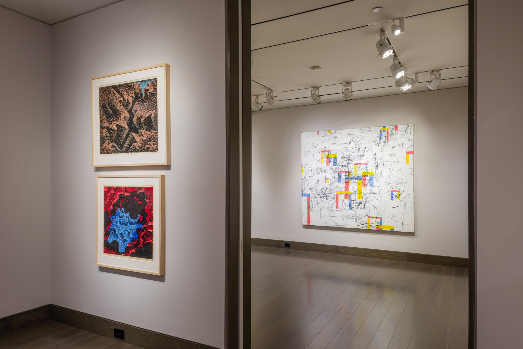 Installation Shot of Louisa Chase: Force Field