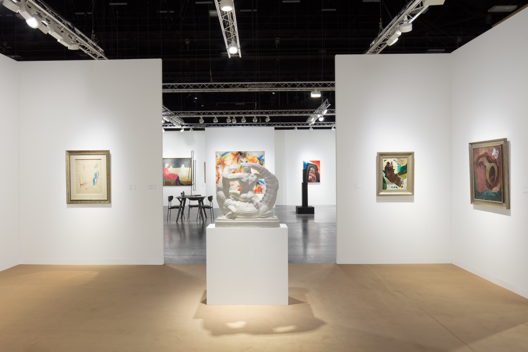 Installation of Art Basel Miami Booth