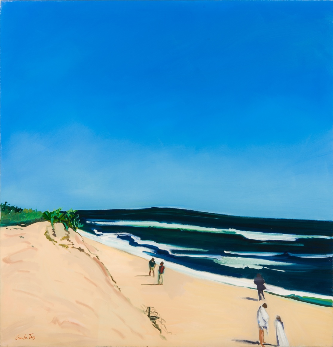 Cornelia Foss (b. 1931), &quot;Ocean Beach II,&quot; 2012. Oil on canvas, 54 x 52 in.