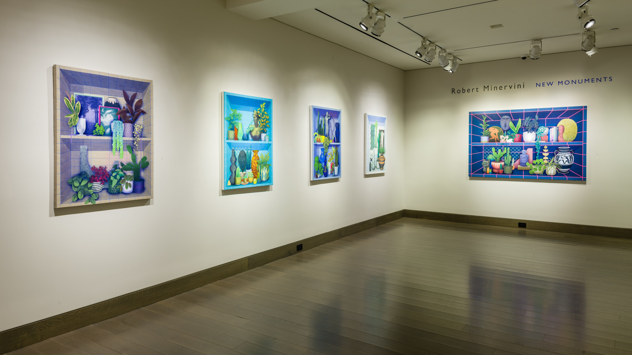 installation view of Robert Minervini New Monuments at Hirschl & Adler Modern, March 14 - April 20, 2019