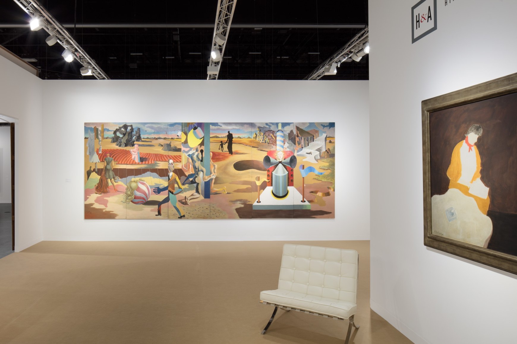 Installation of Art Basel Miami Booth