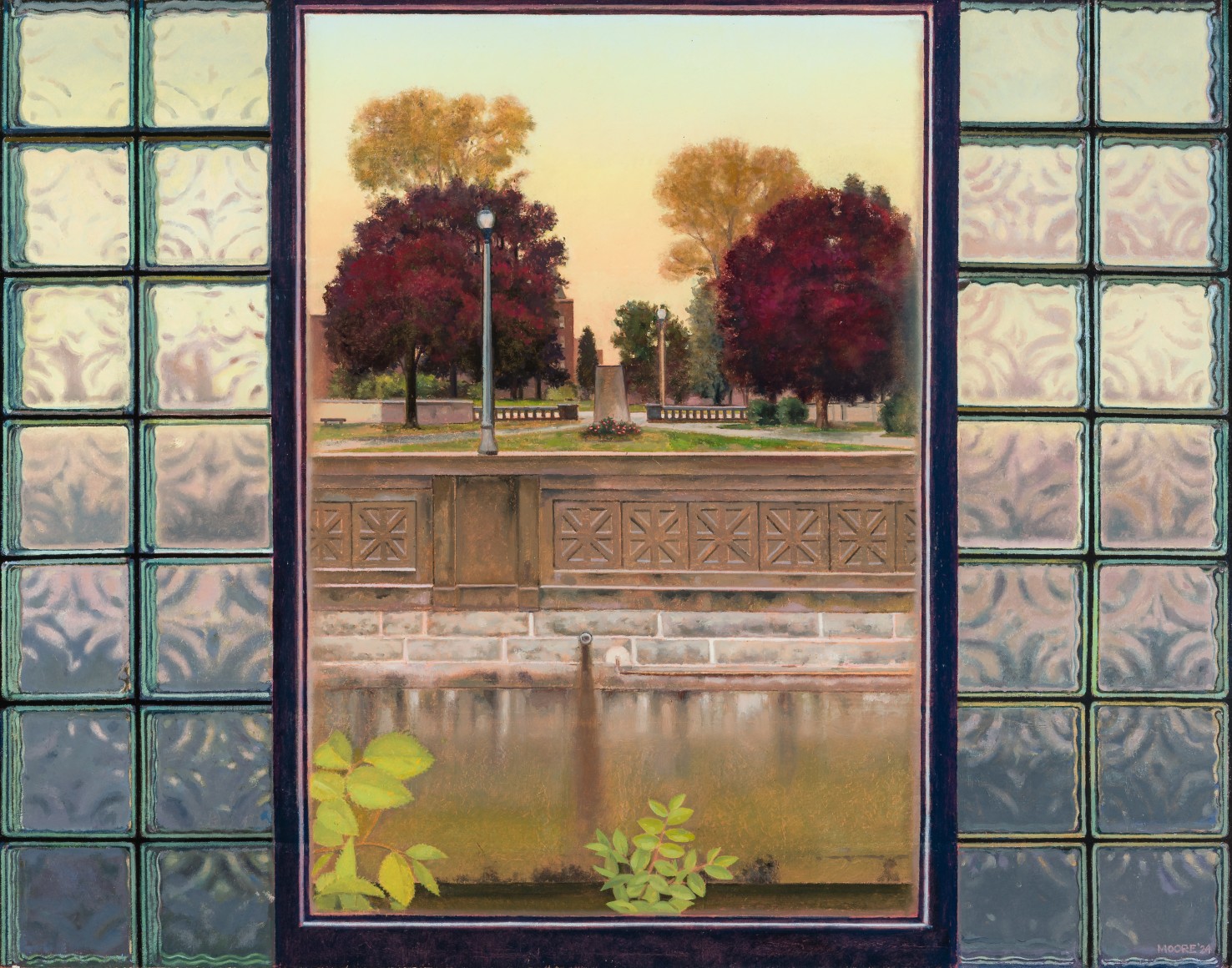 JOHN MOORE (b. 1946), "Victory," 2024. Oil on canvas, 36 x 46 in.