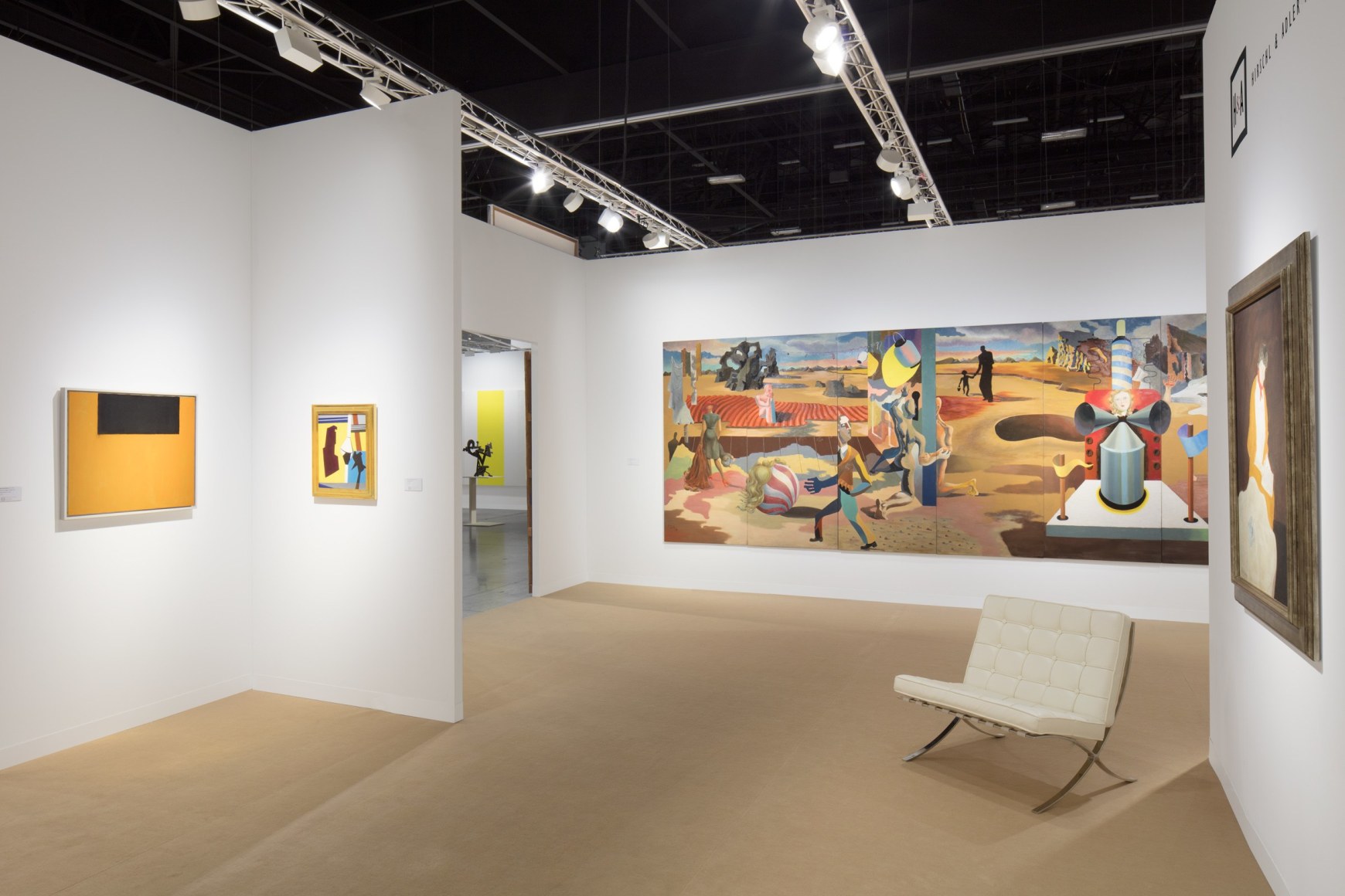 Installation of Art Basel Miami Booth