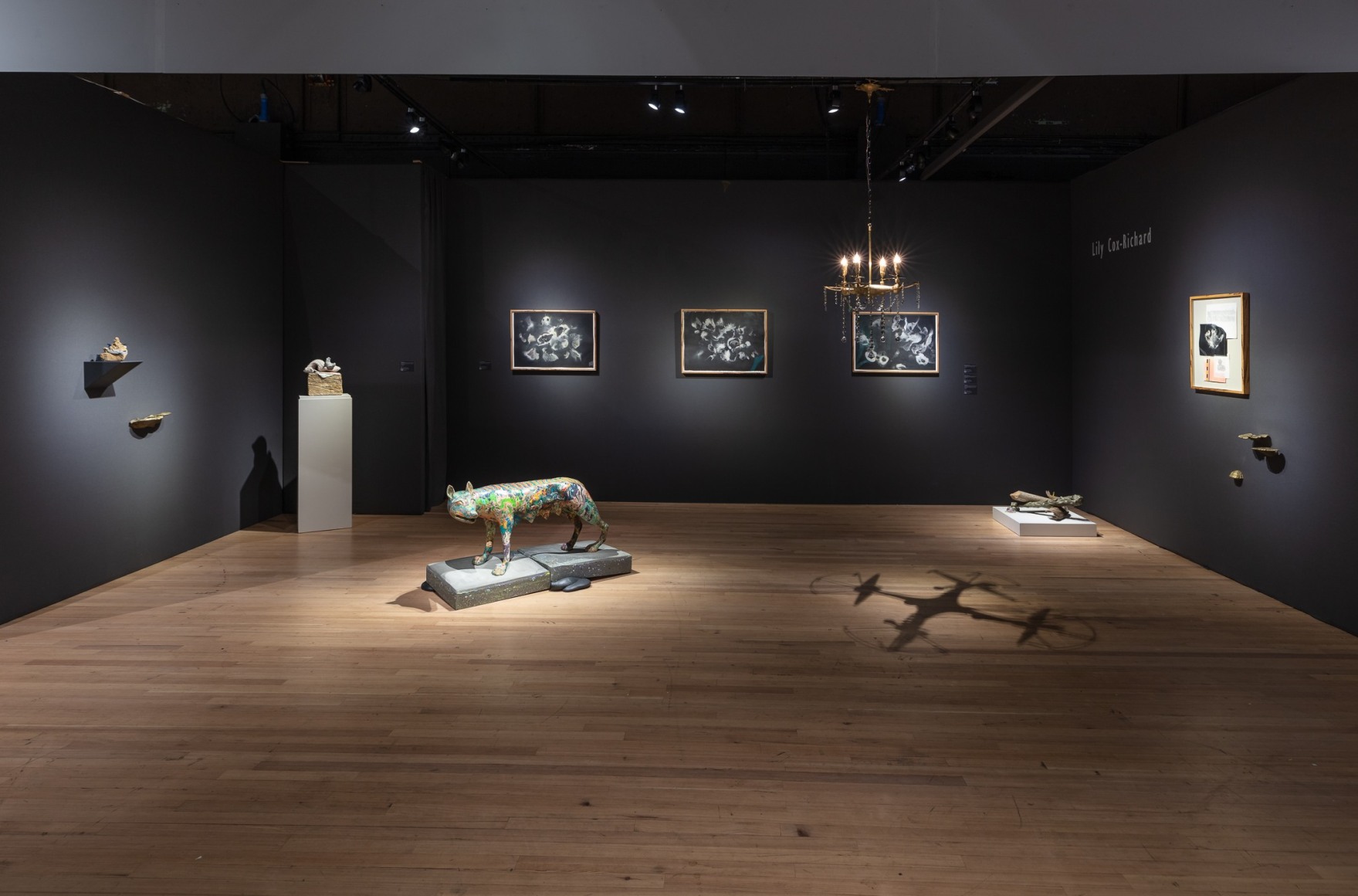 Installation view of Lily Cox-Richard's work at the ADAA The Art Show, as presented by Hirschl & Adler Modern, November 3 – 6, 2022