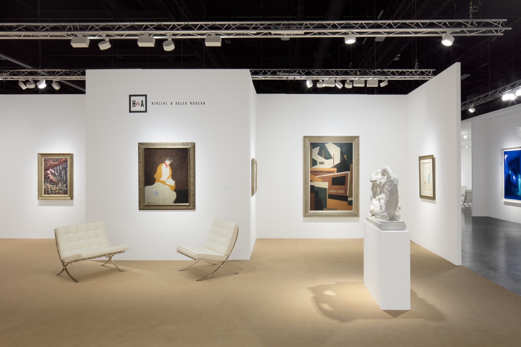 Installation of Art Basel Miami Booth
