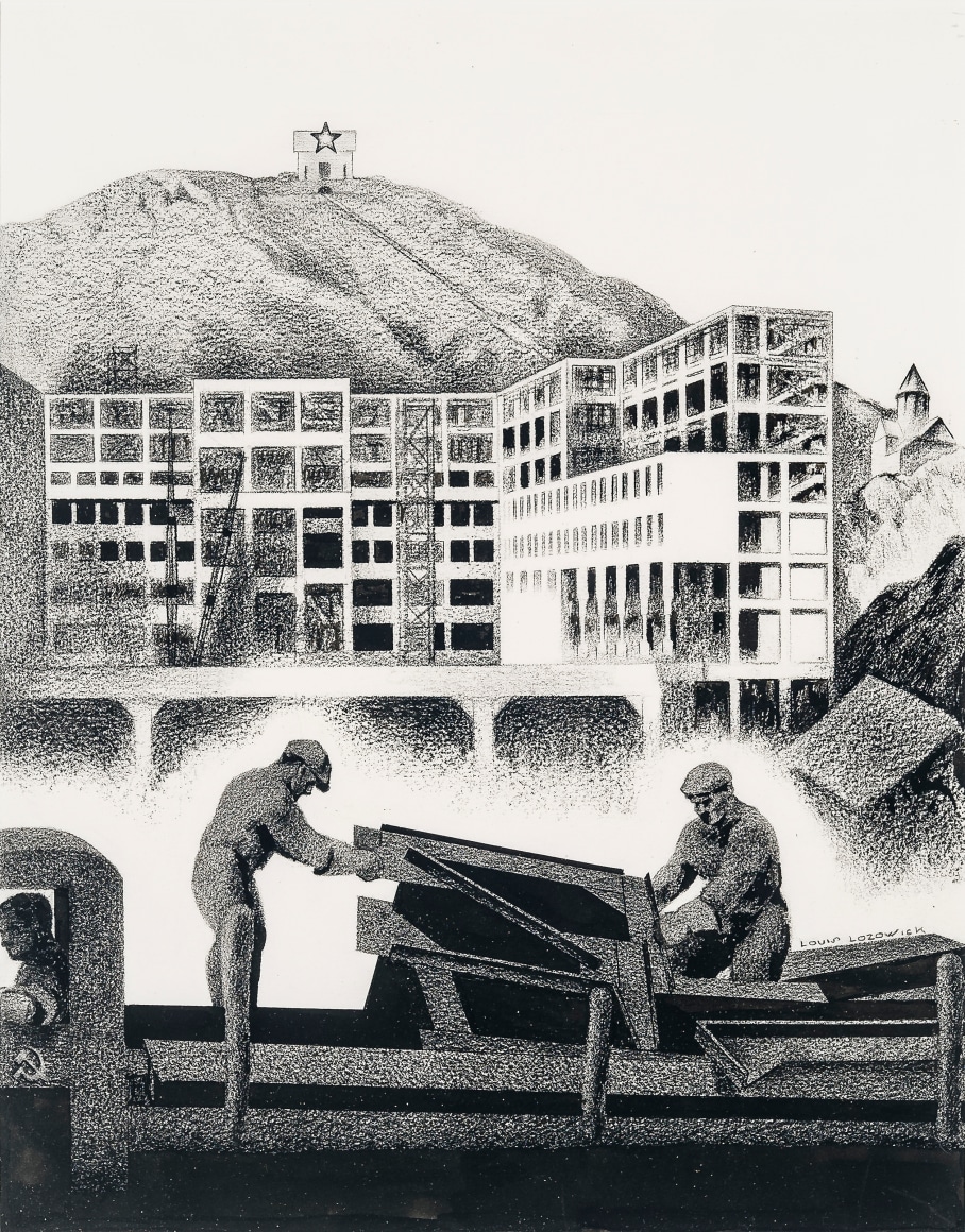 LOUIS LOZOWICK (1892&ndash;1973), Construction, 1933
