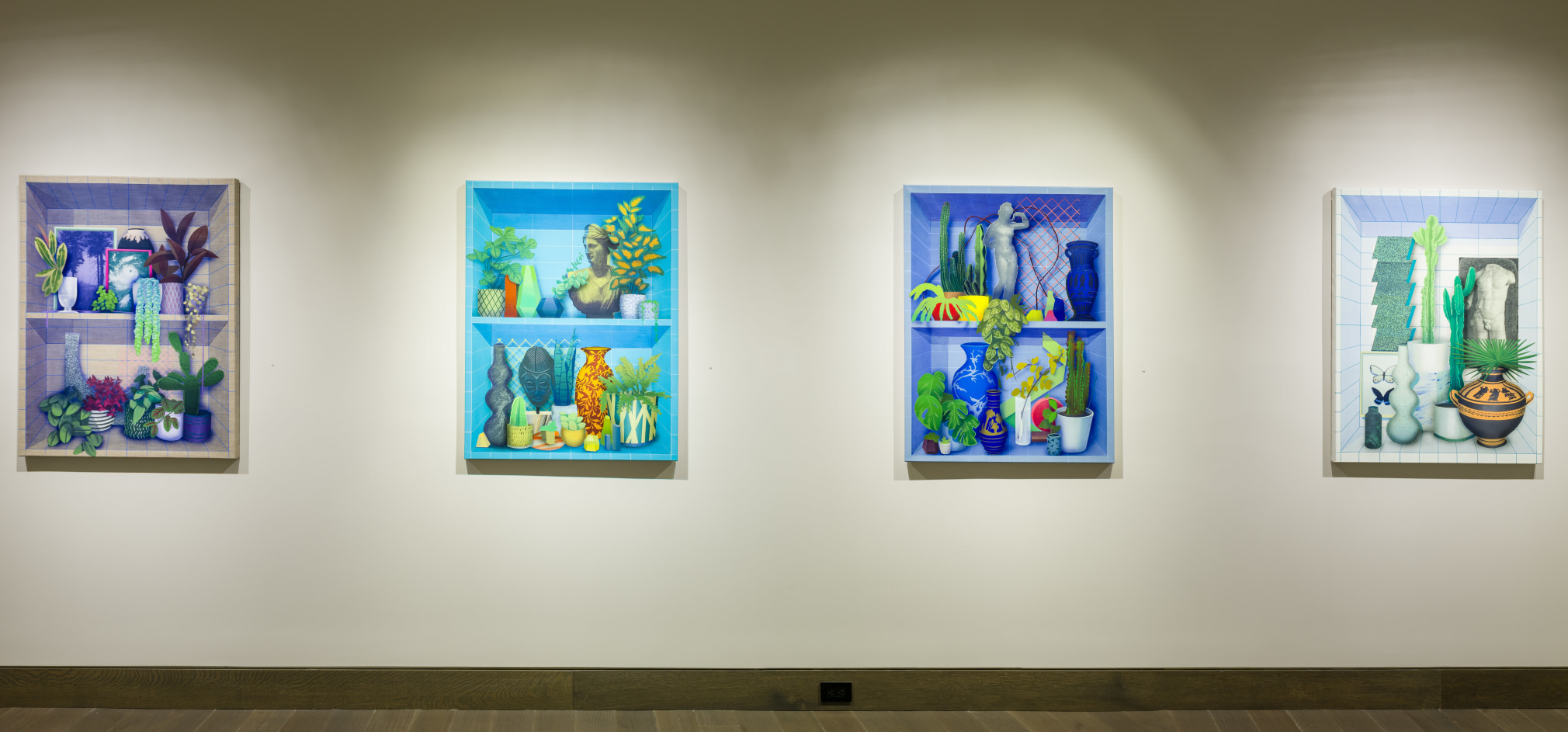 installation view of Robert Minervini New Monuments at Hirschl & Adler Modern, March 14 - April 20, 2019
